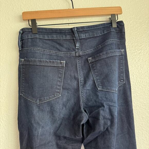 Athleta Sculptek Skinny Jeans Size 8 Blue Overdye Wash - Picture 6 of 9